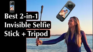 Best 2-in-1 Invisible Selfie Stick + Tripod - Insta360 Camera Accessories