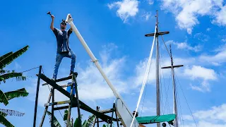 We waited 3 years to do this to our restored wooden boat! — Sailing Yabá 194