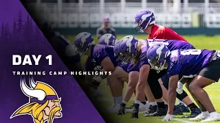 Training Camp Highlights Day 1 | Minnesota Vikings