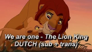 The lion king 2 - We are one (Dutch) lyrics