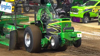 Limited Pro Stock Tractors. National Farm Machinery Show tractor pull 2022.