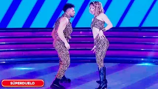 Flor Vigna y Facu Mazzei son la mejor pareja del certamen y abrieron el Superduelo de Cuarteto