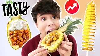 i only made buzzfeed TASTY recipes for a day !!!