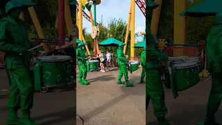 Toy Story Green Army Men Cavalcade Parade Hollywood Studio #shorts #newvideo