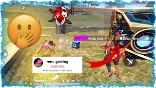 I killed V Bagde Youtuber V Renu Gaming 🔥 Full Overpower Gameplay #vsktelugugaming #renugaming