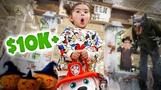 BUYING EVERYTHING MY DAUGHTER TOUCHES!!? 😱😅 (Halloween Decorations)