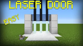 How to Build LASER DOOR in Minecraft Easy!