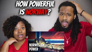 🇳🇴 American Couple Reacts "How Powerful Is Norway?"