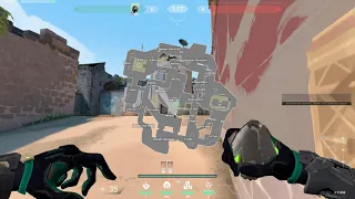 Viper smoke on new Breeze map (Mid Nest) Attackers side.