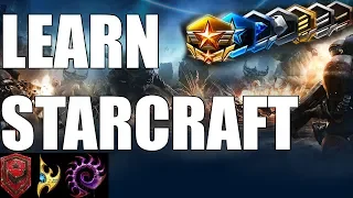 Learn Starcraft - Scouting Basics, Build Orders & Gameplay (Live Guide Hr #2) Terran, Zerg & Protoss