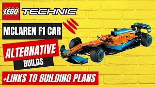 Lego 42141 McLaren F1 race car alternative builds | MOC Top 6 of 2023 |Links to construction plans