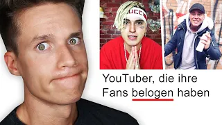 YouTuber, die ihre Fans BELOGEN haben