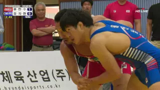 wrestling ㅣ 류한수(삼성생명) vs 정지현(울산남구청) ㅣ 그레코로만형 66kg 최종선발전 ㅣ 2016 리우 올림픽 국가대표 최종 선발전 오후 12th - 2016.6.8