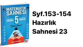 5.SINIF MATEMATİK SAHNESİ S.153-154 HAZIRLIK SAHNESİ 23