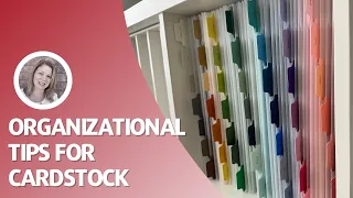 Cardstock Storage Idea | Craft Room Organization | CDT Collab