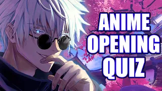 GUESS THE ANIME OPENING QUIZ | 30 EASY ANIME OPENINGS