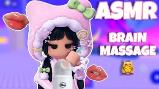 Roblox ASMR 🌙 ~ layered trigger BRAIN MASSAGE 💆‍♀️ (mouth sounds, mic brushing, etc!)