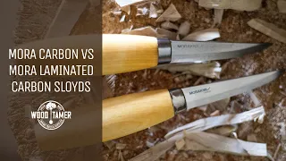 Mora Carbon vs Mora Laminated Carbon Sloyd Knives