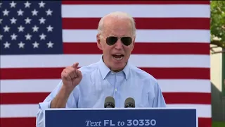 Biden tells Floridians they can clinch election for him