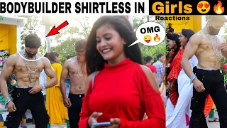 WAIT FOR GIRLS REACTIONS 😍🔥 - Amazing Girls Reactions | Part-2 Shirtless In Public | Epic Reactions