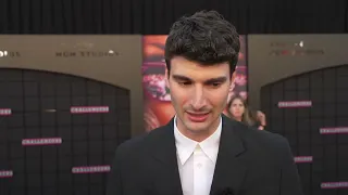 Writer Justin Kuritzkes at Challengers red carpet premiere | ScreenSlam