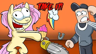 EVIL Fluttershy's NEW Home!?... My Little Pony is SCARY!