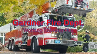 Gardner Fire Department - Chimney Fire Response