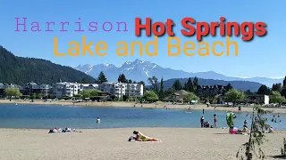 Vancouver Suburbs Walk | Harrison Hot Springs Beach and Lake | Summer 2020 British Columbia Canada