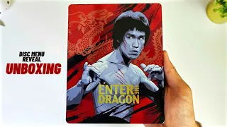 Enter The Dragon 4K Steelbook Unboxing | Disc Menu Reveal