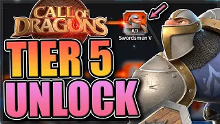 T5 Infantry Troop Unlock [possibly also celestials]  Call of Dragons