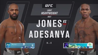 UFC 4 - Jon Jones vs Israel Adesanya [full fight - no commentary]