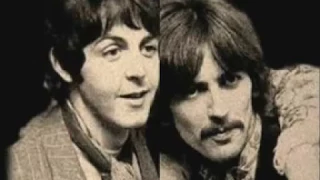 PAUL McCARTNEY & GEORGE HARRISON　「ALL THINGS MUST PASS」