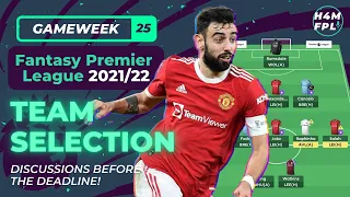 FPL Gameweek 25 Team Selection | Fantasy Premier League Tips 2021/22