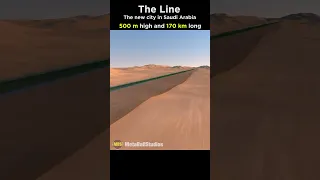The Line (The City of the Future) 170 km long!  🤯