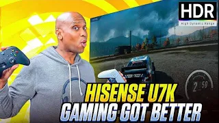 (Filmed In HDR)Hisense U7K  Gaming & Picture?