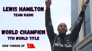 Lewis Hamilton Wins 7th World Title WORLD CHAMPION P1 | 2020 Turkish GP | "To All The Kids Out There