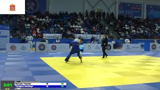 55 kg Касаев Т Тагиров А 29 11 2019 Т1 Юношеское первенство России до 18 лет, ДМИТРОВ