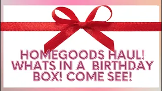 WHATS IN THIS GIFT BOX?? PACKAGING MY DAUGHTERS BIRTHDAY GIFT!🎁 WHAT DID I GET FROM HOME GOODS!