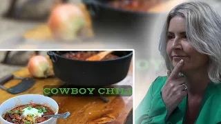 BRITS React to Cowboy Chili Recipe | Kent Rollins