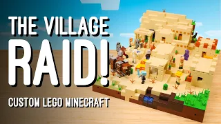 The Village Raid | Custom LEGO Minecraft World