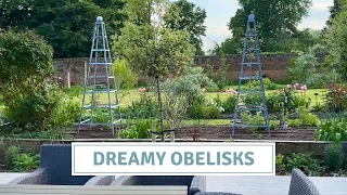 A New Pair of Obelisks, Climbing Rose Supports, Dreamy Garden Structures // Cottoverdi