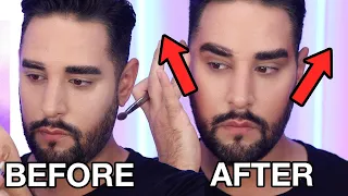 How to ACTUALLY lift your face using makeup! Face lift tutorial