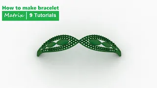 how to make Bracelet | matrix9 tutorials | Hassan Cad Cam