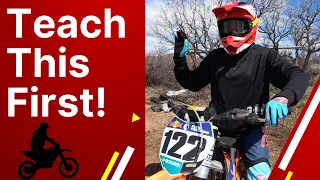 Teaching Your Kid Clutch Control On A Dirt Bike!