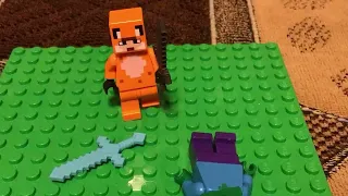 Lego stop motion fight