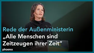 Rede von Annelena Baerbock (Bundesaußenministerin) auf  dem Grünen-Parteitag am 15.10.22