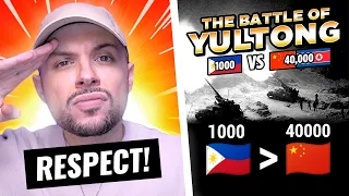 1,000 PINOYS vs 40,000 Chinese | Battle of Yultong | HONEST REACTION