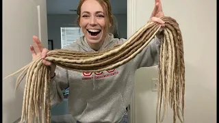 Installing my dreads LIVE!!! (Behind The Scenes)