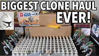 MASSIVE $1200 LEGO CLONE TROOPER HAUL! (STAR WARS CLONE WARS)