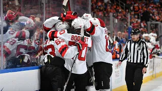 Devils score two goals in 7 seconds to sink Oilers